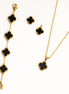 Black Clover Necklace