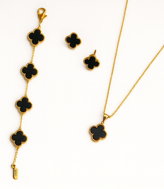 Black Clover Necklace