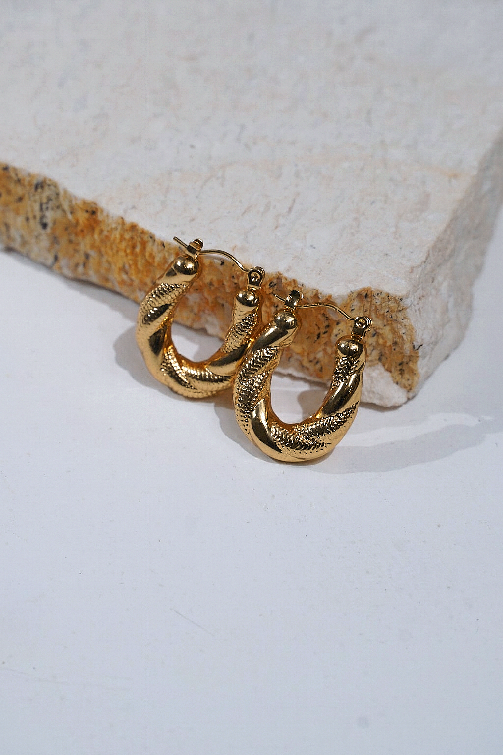 Coiled Loop Earrings