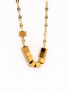 Golden Squares Necklace
