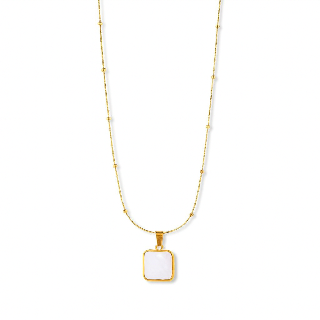 White Lotus Neclace