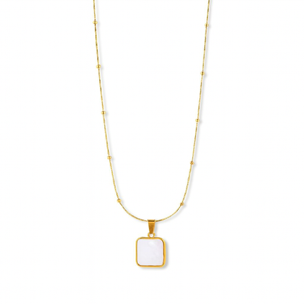 White Lotus Neclace