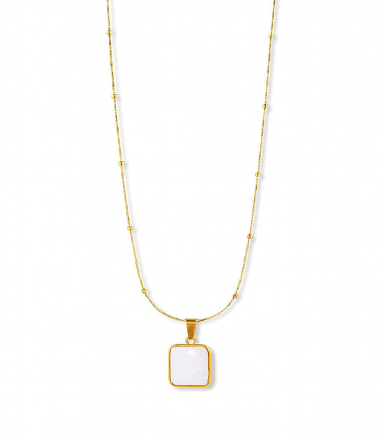 White Lotus Neclace