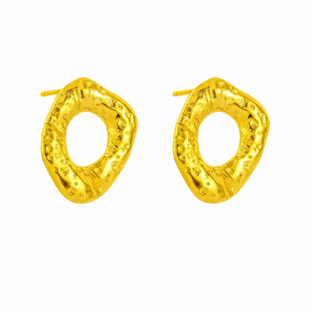 Golden Hollow Earrings
