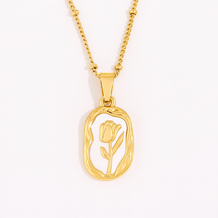 Timeless Floral Elegance Necklace