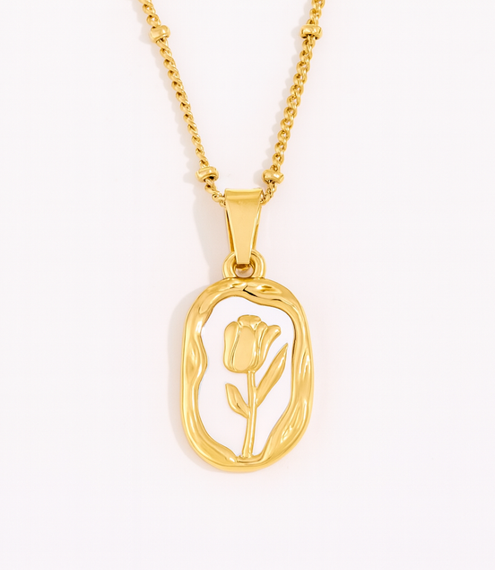 Timeless Floral Elegance Necklace