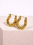 Coiled Loop Earrings